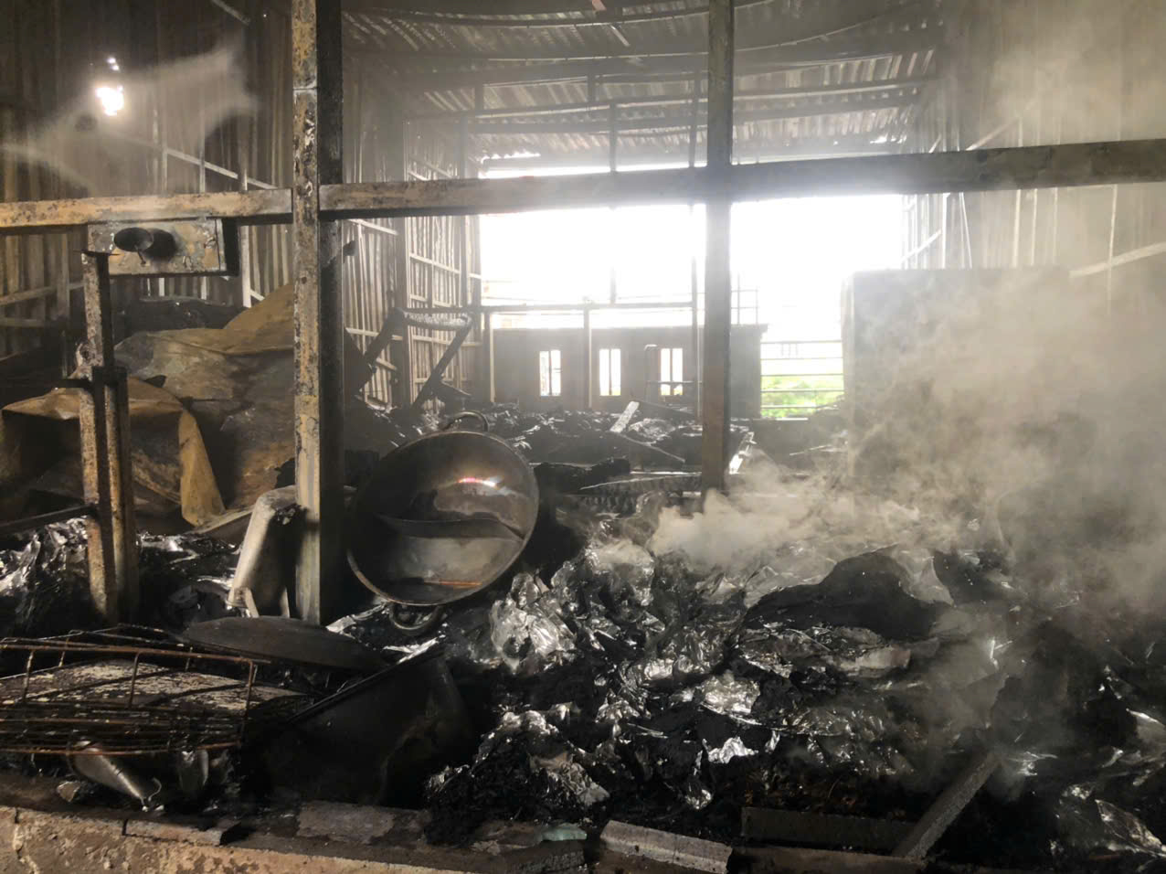 Thông tin về vụ cháy nhà dân ở phường Hồng Bàng